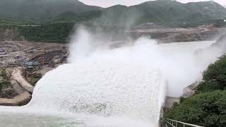 Largest Hydraulic Jump by Spillways Opening [upl. by Jair]