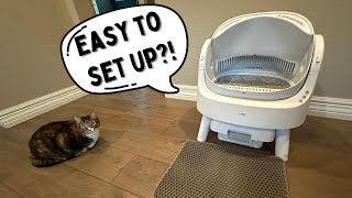 Self Cleaning Cat Litter Box Open Top Litter Box for Multiple Cats Automatic Cat Litter Box Review [upl. by Etty]