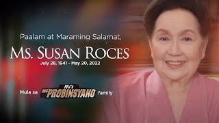 Paalam at maraming salamat Kapamilya Ms Susan Roces [upl. by Estel]