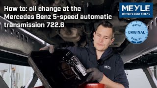 How to oil change at the Mercedes Benz 5speed automatic transmission 7226 [upl. by Nork]