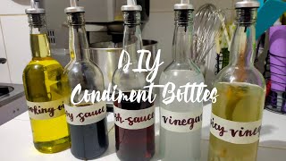 DIY Project  Condiments Bottle [upl. by Yartnoed36]