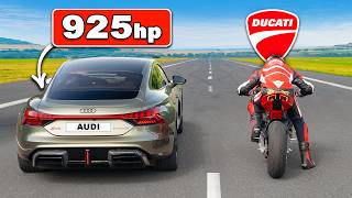 Quickest AUDI RS vs Quickest DUCATI DRAG RACE [upl. by Koah]