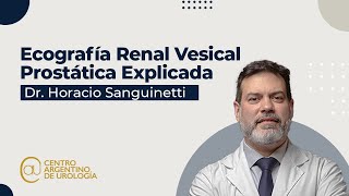 Ecografía Renal Vesical Prostatica explicada  Dr Horacio Sanguinetti [upl. by Ludie844]