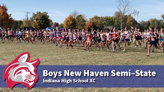 Indiana High School XC  New Haven SemiState  Boys 2022  Noah Bontrager [upl. by Gamaliel254]