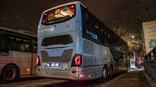 Timelapse de la ligne SQYBUS Express 475 entre SaintQuentinenYvelines et Paris  Porte dOrléans [upl. by Gnahk]