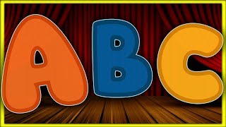 ABC Alphabet Song in HD with Lyrics  Childrens Nursery Rhymes by eFlashApps [upl. by Denny]