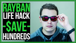 Ray Ban 2132 New Wayfarer Hack  SAVE HUNDREDS Rayban [upl. by Silas66]