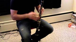 Tutorial How to bend notes on a Clarinet Glissando Gliss [upl. by Sivek]