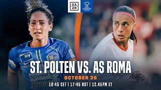 St Pölten vs AS Roma  UEFA Womens Champions League 202223 Matchday 2 Full Match [upl. by Damha]