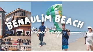 Benaulim Beach in Goa video 3 ⛱️🏖️ Bodro Sen Tongchangya vlog [upl. by Gala]