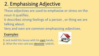 class 5 Adjective Interrogative and emphasizing Eng grammar copy work [upl. by Nyrhtak155]