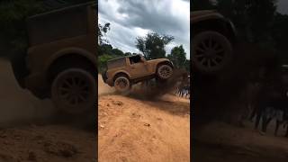 Thar vs Tesla Truck water 💦 Offroading Test 🤷🥵😱 shortsfeed shorts youtubeshorts [upl. by Gierk]