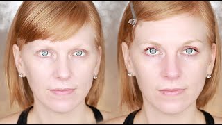 LASH amp BROW TINTING AT HOME  NATURAL RESULTS  BETTER OFF RED [upl. by Clarabelle]