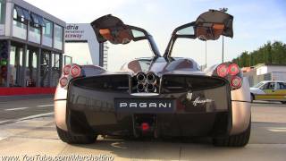 Pagani Huayra SOUND  Start and Rev [upl. by Jevon]