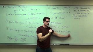 Calculus 1 Lecture 04 Combining and Composition of Functions [upl. by Tabby]