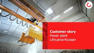 Customer Story Konecranes crane system feeds biomass power plant in LithuaniaRussian [upl. by Laroc]