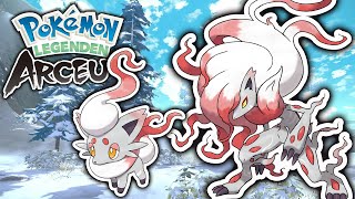 HISUI Zorua und HISUI Zoroark Fundort  Entwicklung  Pokemon Legenden Arceus [upl. by Eneleh]