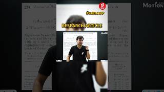 The Power of Research 💡📝 Ankur Sirs Insight jee2025 questionchallenge shorts viral khelaop [upl. by Nivad]