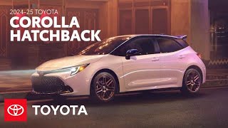 2024  2025 Toyota Corolla Hatchback Overview  Toyota [upl. by Anelliw]