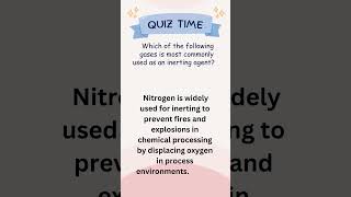 Inert Gas Quiz The Most Common Inerting Gas inert quiz doubt doubtanddiscussion chemicalquiz [upl. by Lemkul]