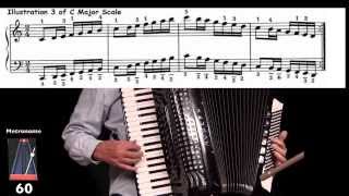 Accordion Lesson 3 Major Scales and Chords Improve Your Playing Lee Terry Meisinger [upl. by Eadith499]