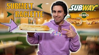 JE TESTE LE NOUVEAU SUBMELT RACLETTE CHEZ SUBWAY🥪Sandwich Raclette [upl. by Vanna]