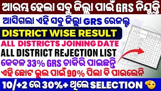 GRS Recruitment 2024 Odisha GRS Cutoff GRS Result Date GRS Final Merit List GRS Selection List [upl. by Gregson]