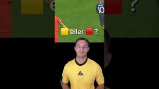 Red or Yellow card🟥🟨⚽️ Follow for more videos⚽️ [upl. by Kinson]