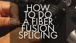 How to do a fusion splicing in a fiber optics splice tray Beyondtech Tutorial [upl. by Streeto]