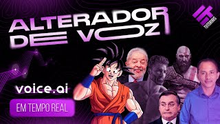 MELHOR Alterador de Voz com IA Voiceai COMO ALTERAR A VOZ NO PC  MUDAR A VOZ NO CELULAR [upl. by Hgielar]