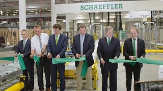 Kitzingen Eröffnung des Europäischen Distributionszentrums Schaeffler [upl. by Elisa305]