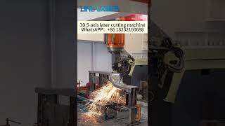 3D 5axis laser cutting machine fast cutting speed high precision and smooth cutting [upl. by Ahsiniuq]