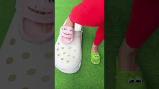 Giant slippers  Super cool frog slippers 🐸🐸 slippers love trending slippers [upl. by Affra653]