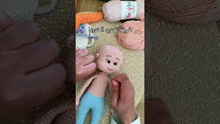 تحديد خدود الدمية crochetpatterns amigurumilovers crochettoys amigurumi crochetdoll handmade [upl. by Robillard]