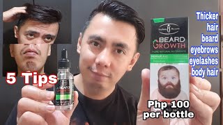 5 TIPS HOW TO CORRECTLY USE AICHUN BEARD GROWTH TO GROW YOUR HAIR BETTER THAN MINOXIDIL  REAL TALK [upl. by Lundeen]