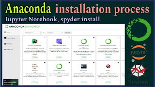 Anaconda Navigator  How to install Anaconda Spyder  Jupyter Notebook on Windows 1011 2024 [upl. by Ellehsar]