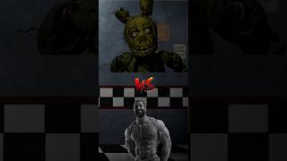 Springtrap vs Gigachad FNAFVHS fnaf shorts fivenightsatfreddys fnaf3 [upl. by Paschasia]