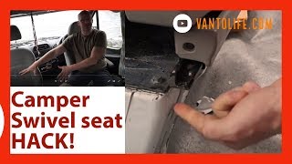 Fitting Captain  Swivel seats in your Camper Conversion  Awesome hack [upl. by Marden145]