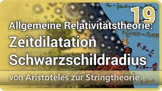 Allgemeine Relativitätstheorie • Zeitdilatation Schwarzschildradius AzS 19  Josef M Gaßner [upl. by Mccormick]