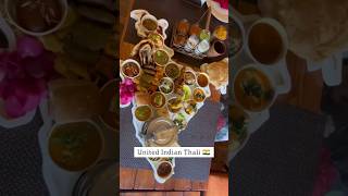 India map wali United thali at ardor 21 Delhi 😍  Can you finish this alone  🤔 shorts [upl. by Kohler]