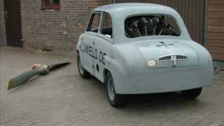 Radial Engine powered Goggomobil Car 1 [upl. by Quintilla]