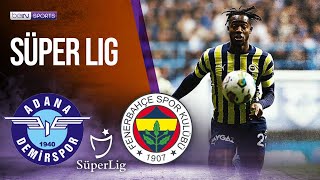 Adana Demirspor vs Fenerbahce  SÜPER LIG HIGHLIGHTS  222023  beIN SPORTS USA [upl. by Kean]