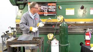 Propane amp Oxygen Torch Cutting Instructional Video [upl. by Mcgaw]