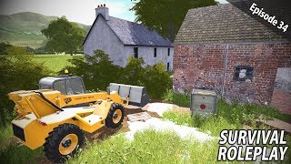 FLOODED FARM SALVAGE CLEANUP  Survival Roleplay  Episode 34 [upl. by Hareenum]