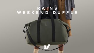 NoFuss Overnight Bag  The Rains Weekend Duffle [upl. by Kopans]