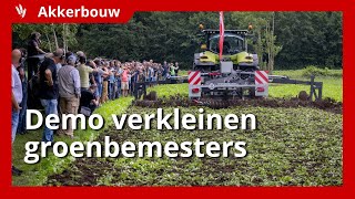 Demonstratie verkleinen van groenbemesters [upl. by Mina]