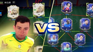 Plantilla FULL TOTY VS FULL ICONOS en FIFA 22 [upl. by Alegnat461]