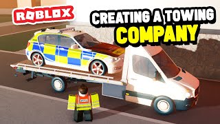 Building My Own TOWING COMPANY in Roblox UKRC Redwood County [upl. by Madelin]