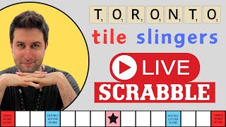 Live Scrabble Toronto Tile Slingers with Josh Sokol [upl. by Albright]