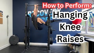 How to Perform Hanging Knee Raises [upl. by Irtak290]